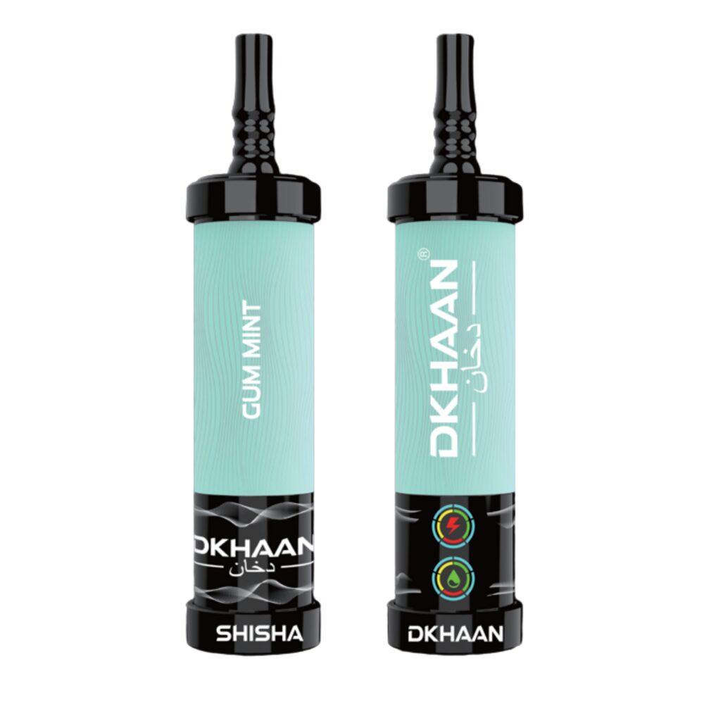 Dkhaan Shisha 60K Disposable, 40mL - Gum Mint