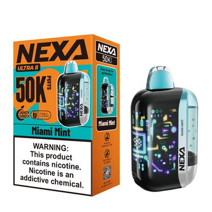 NEXA Ultra 2 50K Disposable Miami Mint with Packaging