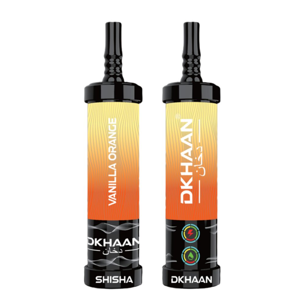 Dkhaan Shisha 60K Disposable, 40mL - Vanilla Orange