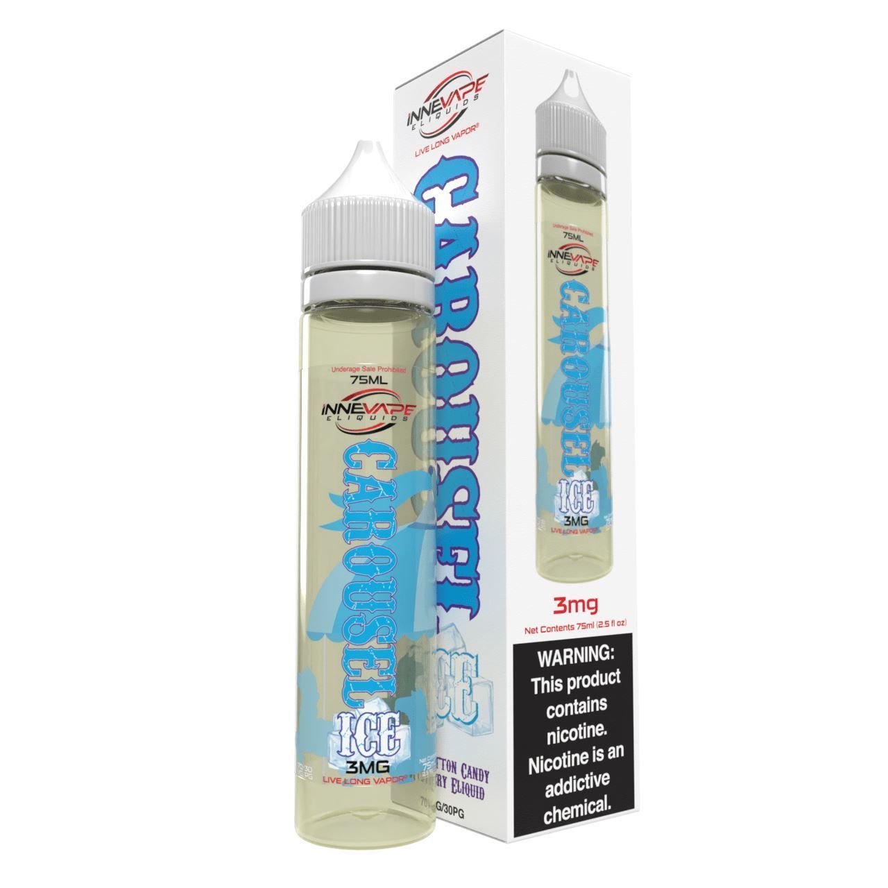 Carousel Ice by Innevape E-Liquids 75ml With Packaging