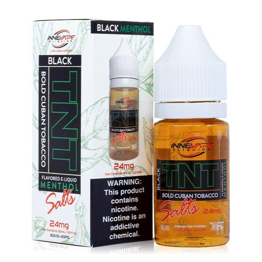 TNT Black Menthol by Innevape Salt 30ml With Packaging