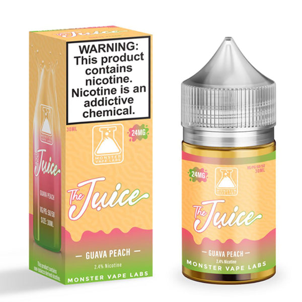 Jam Monster Salt Series E-Liquid 30mL (Salt Nic) | Juice Guava Peach with packaging