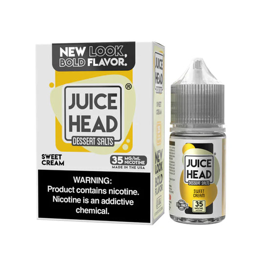 Juice Head Salts-Sweet Cream, 30mL with Packaging 