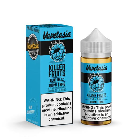 Killer Fruits Blue Razz by Vapetasia TFN Series 100mL with Packaging