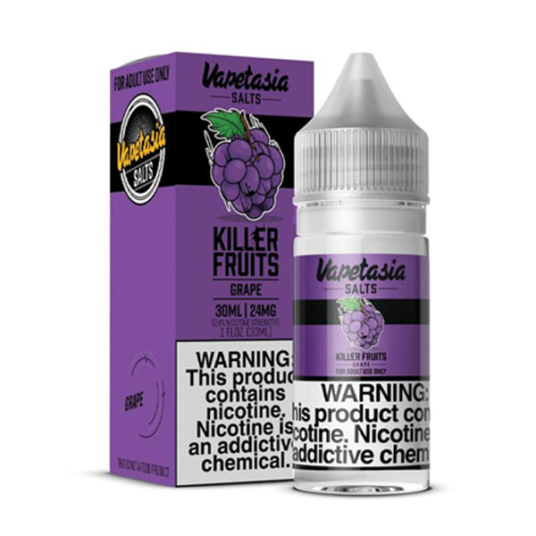 Killer Fruits Grape by Vapetasia Salts 30ml with Packaging