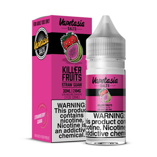 Killer Fruits Straw Guaw by Vapetasia Salts 30ml with Packaging