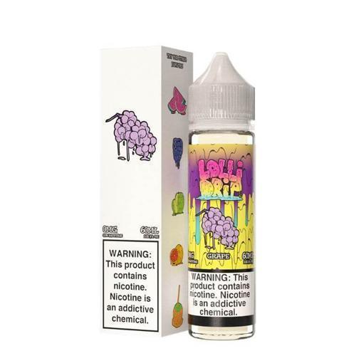 LOLLIDRIP | Grape 60ML eLiquid with Packaging