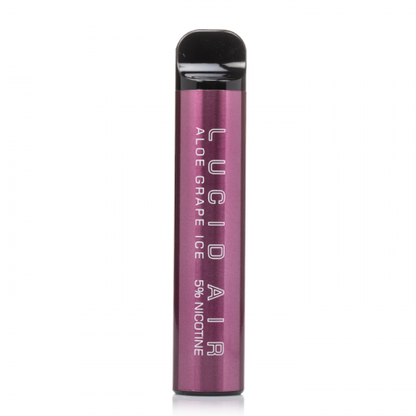 Lucid Air Tobacco-Free Nicotine Disposable | 5000 Puffs | 16.7mL Aloe Grape Ice	