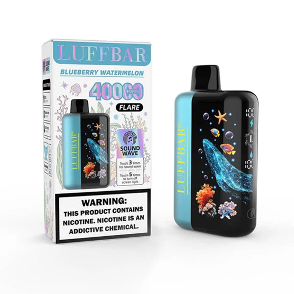 Luffbar Flare - Dispo 40000Puff, 18mL Blueberry Watermelon with Packaging