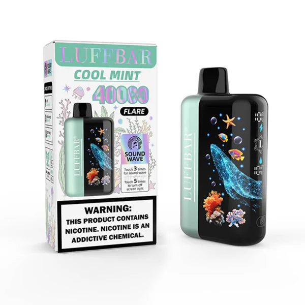 Luffbar Flare - Dispo 40000Puff, 18mL Cool Mint with Packaging