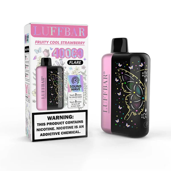 Luffbar Flare - Dispo 40000Puff, 18mL Fruity Cool Strawberry with Packaging