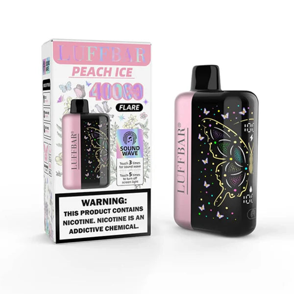 Luffbar Flare - Dispo 40000Puff, 18mL Peach Ice with Packaging