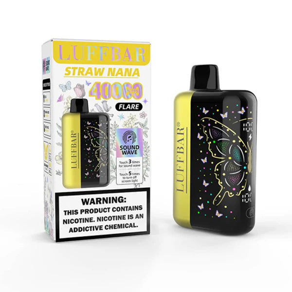 Luffbar Flare - Dispo 40000Puff, 18mL Straw Nana with Packaging