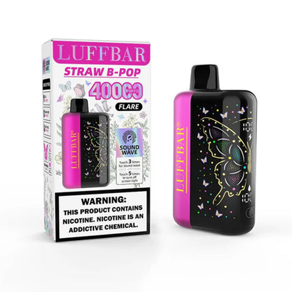 Luffbar Flare - Dispo 40000Puff, 18mL Straw B-Pop with Packaging