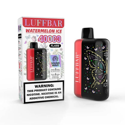 Luffbar Flare - Dispo 40000Puff, 18mL Watermelon Ice with Packaging