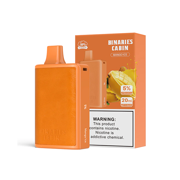 HorizonTech – Binaries Cabin Disposable | 10,000 puffs | 20mL Mango Ice with Packaging