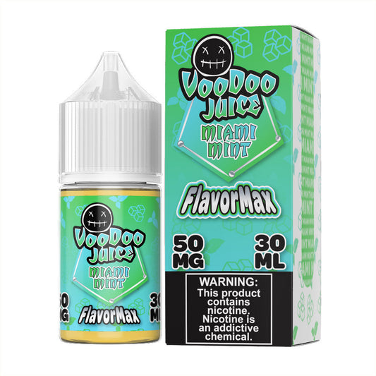 Miami Mint by Voodoo Juice FlavorMax Salts Series 30mL 50mg Packaging