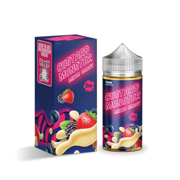 Mixed Berry by Custard Monster 100mL with Packaging