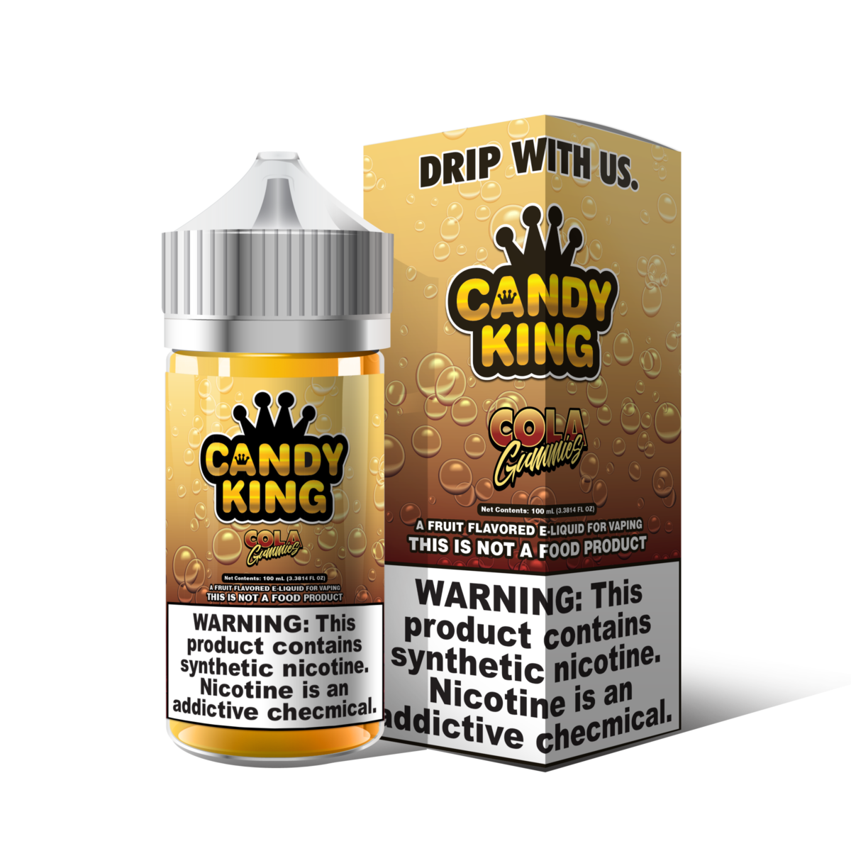 Cola Gummies by Candy King Series | 100ml with Packaging