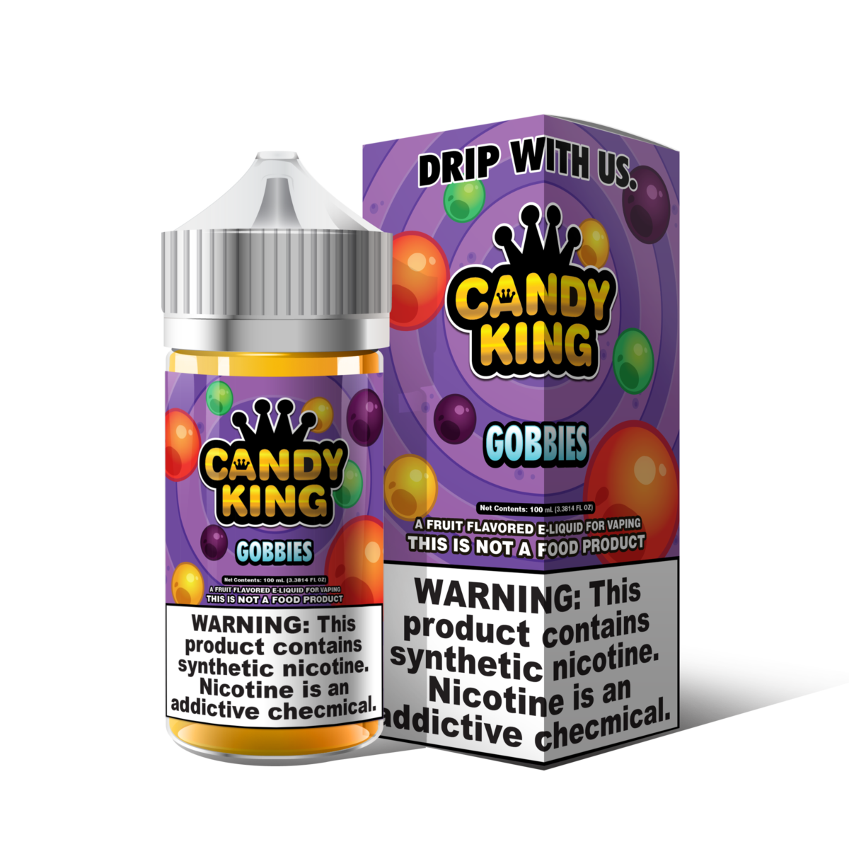 Gobbies by Candy King Series | 100ml with Packaging