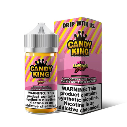 Candy King Series E-Liquid | 100mL | Freebase | Pink Lemonade with Packaging