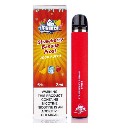 Mr. Freeze Max Disposable Device 5% (Individual) - 2000 Puffs Strawberry Watermelon Frost with Packaging