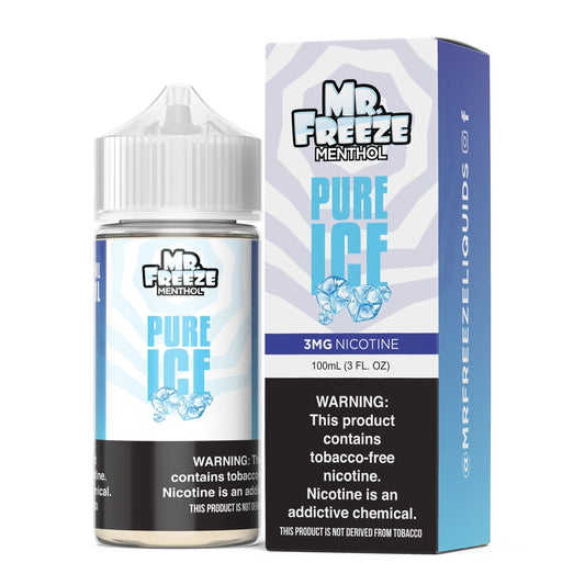 Mr. Freeze Tobacco-Free Nicotine Salt Series | 30mL - Pure Ice with Packaging