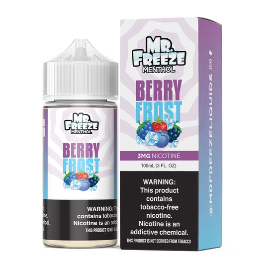 Mr. Freeze Tobacco-Free Nicotine Series | 100mL - BerryFrost with Packaging