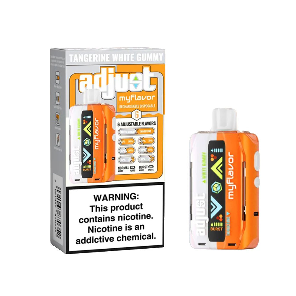 Adjust MyCool - 40K Puffs Disposable - 20mL 50mg | Tangerine White Gummy