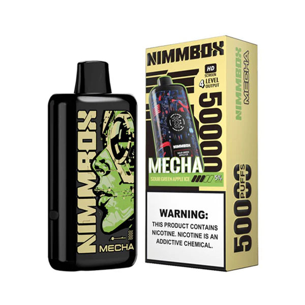 NimmBox Mecha 50K Disposable Sour Green Apple Ice