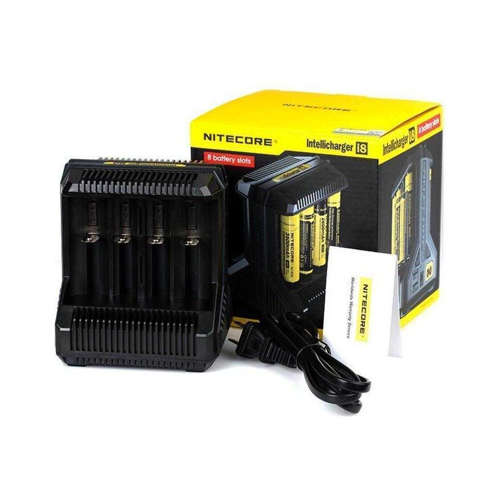 Nitecore I8 Charger - 8 Bay IMR Li-ion Battery Charger