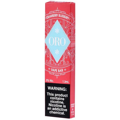 Oro Disposable | 300 Puffs | 1.3mL Strawberry Blueberry 5% with Packaging