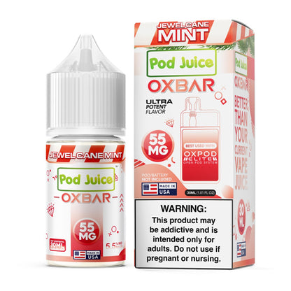 Jewel Cane Mint by Oxbar 30mL Pod Juice Edition (Salt Nic) | 55Mg with packaging