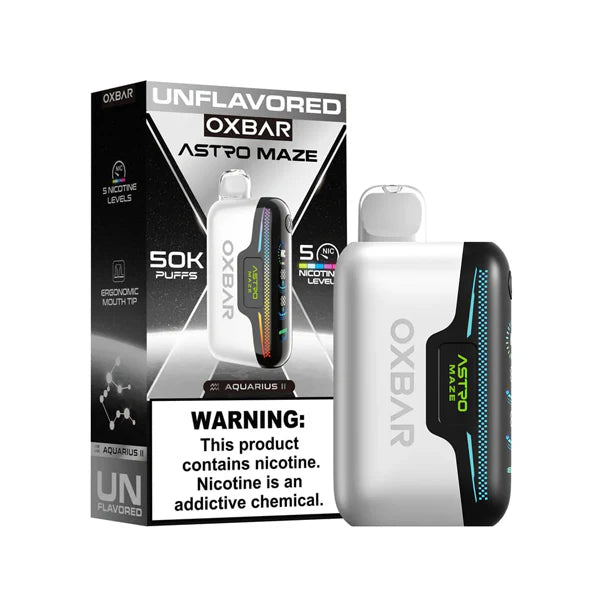 Oxbar Astro Maze - 50K Puffs Disposable - 14mL 50mg Unflavored with Packaging