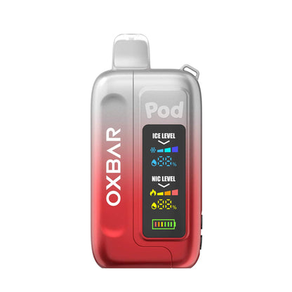 Oxbar Ice + Nic Control Pod Juice Edition - 35000 Puffs Disposable - 14mL 50mg - Clear Ruby Red