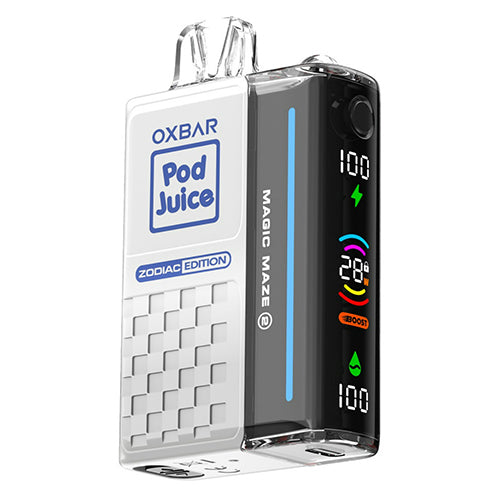 Oxbar Magic Maze 2.0 (Dispo) 30000 Puffs (Pod Juice Edt)(13mL) | Clear Blue Bottle