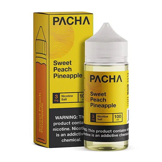 Pachamama Sweet Peach Pineapple, 100mL with Packaging 