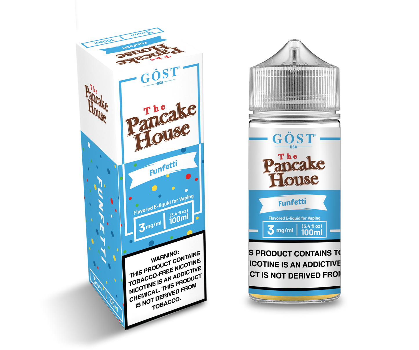 Funfetti by GOST The Pancake House Series 100mL With Packaging