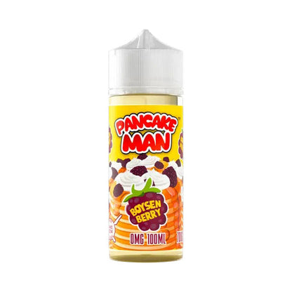 Pancake Man Series E-Liquid 100mL (Freebase) | Boysenberry Pancake