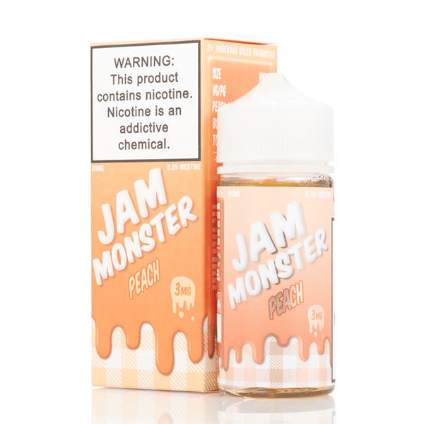 Peach by Jam Monster Series 100mL with Packaging