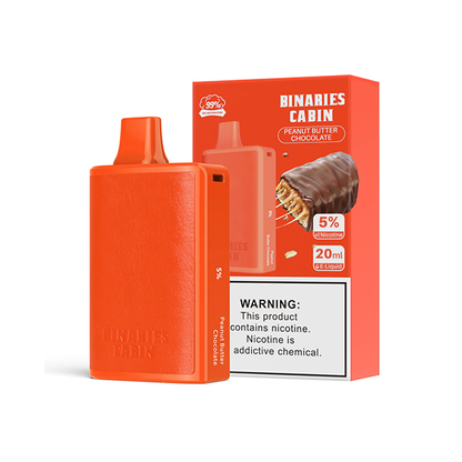 HorizonTech – Binaries Cabin Disposable | 10,000 puffs | 20mL Peanut Butter Chocolate with Packaging