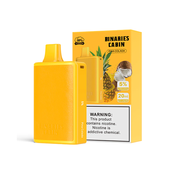 HorizonTech – Binaries Cabin Disposable | 10,000 puffs | 20mL Pina Colada with Packaging