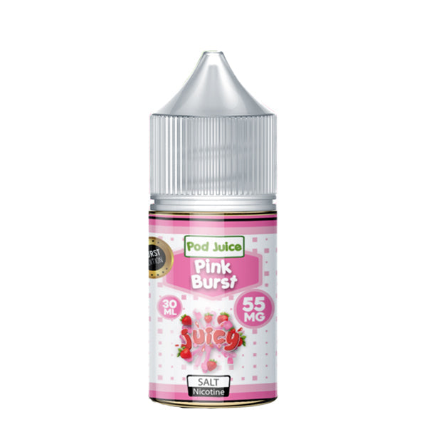 Pink Burst Salt by Pod Juice Salts Series 30mL Bottle