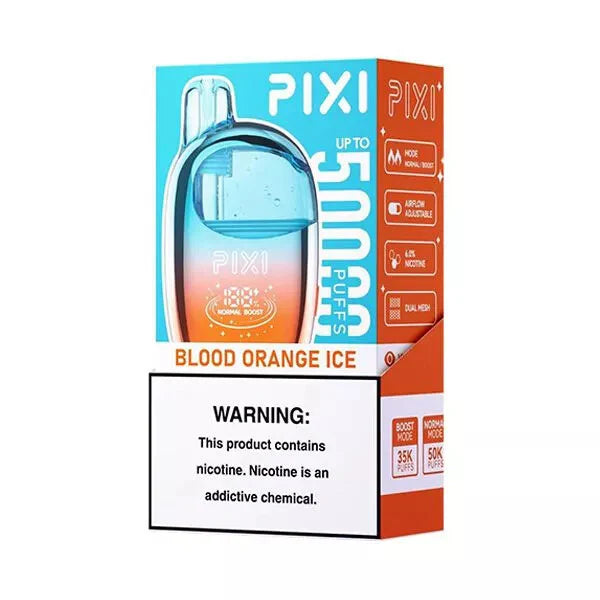 PIXI 50K Disposable Blood Orange Ice with Packaging