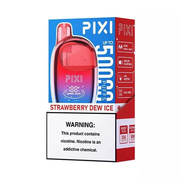 PIXI 50K Disposable Strawberry Dew Ice with Packaging