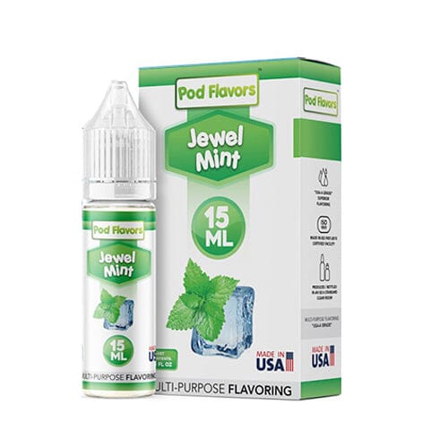 Pod flavors Multi-Purpose Flavoring 15mL Jewel Mint with Packaging