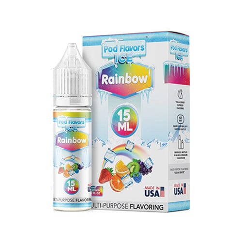 Pod flavors Multi-Purpose Flavoring 15mL Rainbow Ice with Packaging