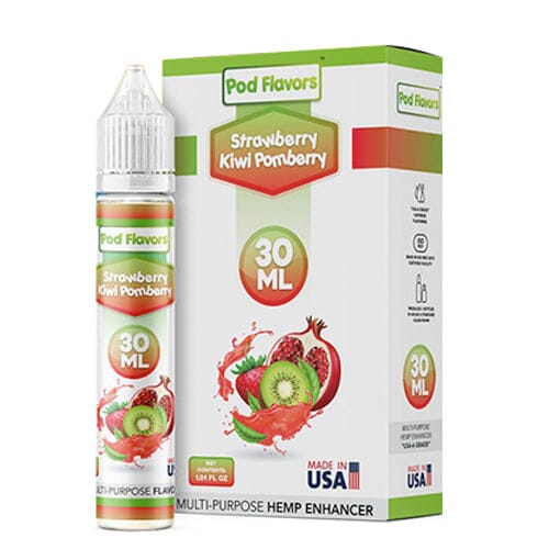 Pod flavors Multi-Purpose Flavoring 30mL Strawberry Kiwi Pomberry with Packaging