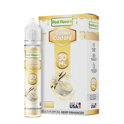 Pod flavors Multi-Purpose Flavoring 30mL Golden Custard with Packaging