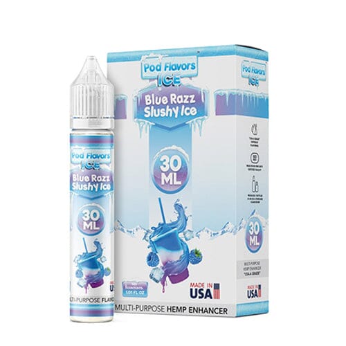 Pod flavors Multi-Purpose Flavoring 30mL Blue Razz Slushy Ice with Packaging